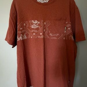 Howler Brothers Brick Red Graphic Tee